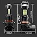 JDM ASTAR Extremely Bright PX Chips H10 9145 9140 LED Fog Light Bulbs, Ice Blue