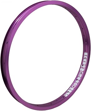 Alienation Felon 20in Tubeless BMX Rim | Double Wall, Welded Joint, Purple