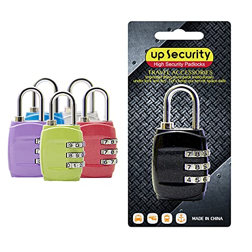 Image of PumeloChan Digital Combination Lock Padlocks for School Gym Locker, Sports Locker, Fence, Toolbox, Case, Outdoor, Fence, Hasp and Storage (Green)