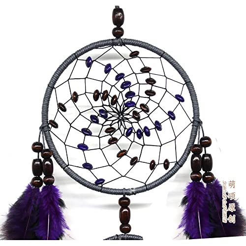 Atrapasueños morado bohemio de pared como regalo original para comunión 7