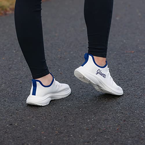 Image of FOCO NFL Womens NFL Team Logo White Athletic Shoes Sneakers