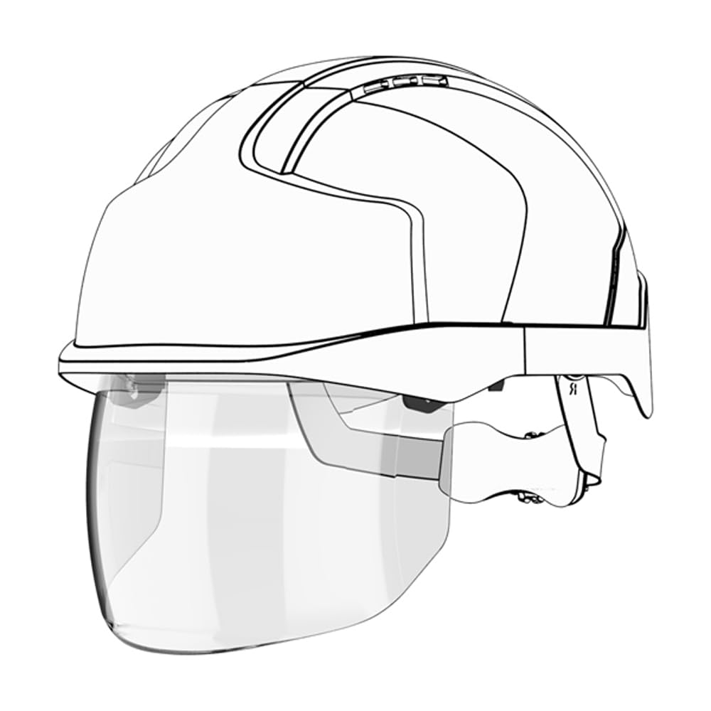 JSP Visière de remplacement pour Casque EVO® VISTAshield - Protection EPI