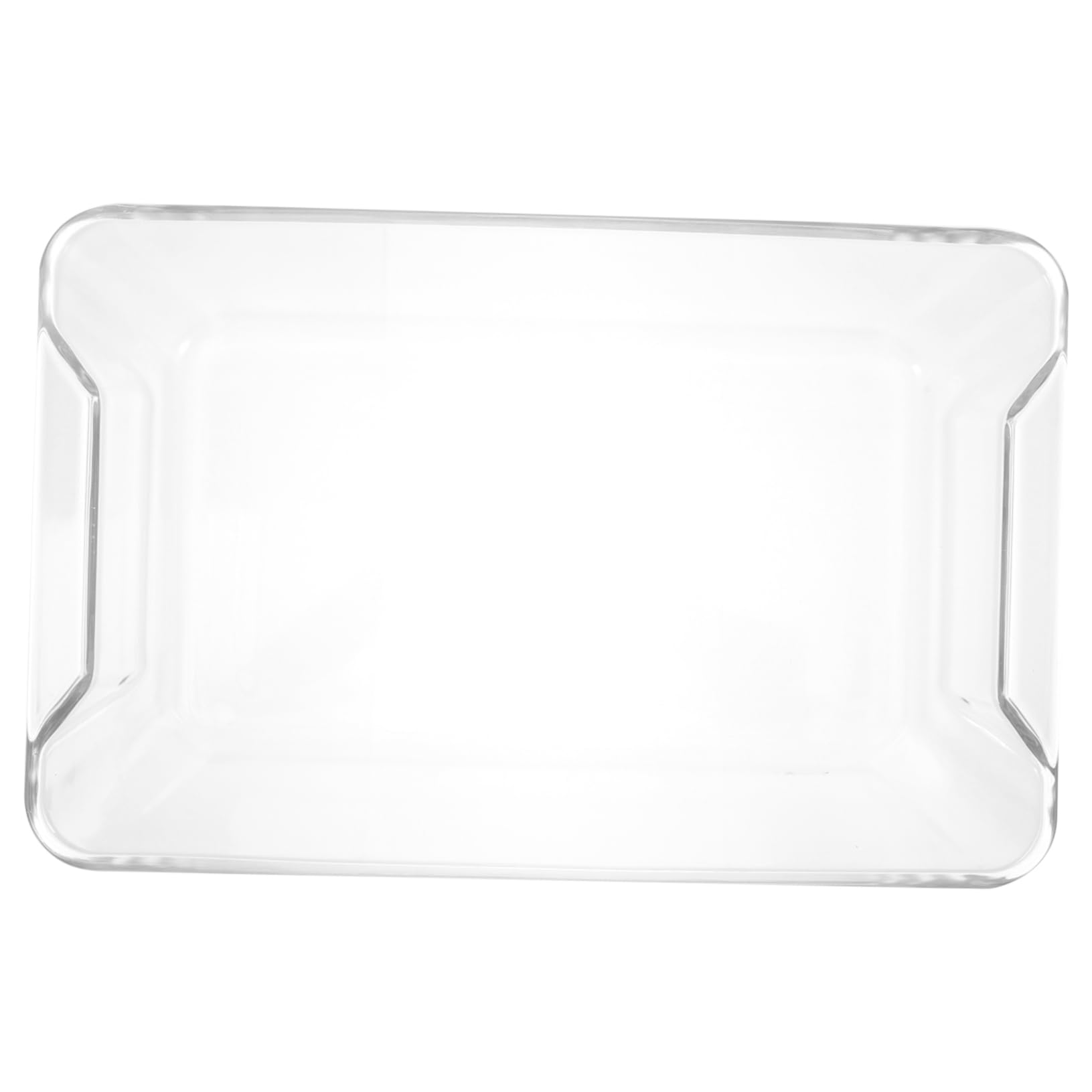 Cabilock Delicate Fish Steaming Dish Glass Platter Versatile Food Container for Appetizers Desserts and Steaks Elegant Dining Table Plate for Home Kitchen and Restaurant Use