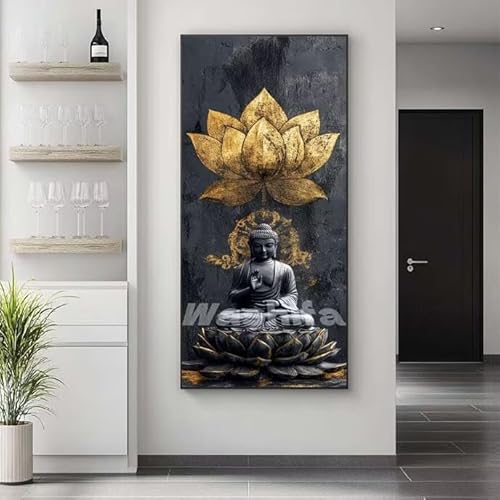 �������G ���[�^�X �T �����h��G �L�b�g DIY ��l ���S�Ҍ��� �f�W�^�����G ��h�� �����L�b�g�ɂ��G�� Paint By Numbers �A�N�����y�C���g ���ʉ� �����Ńy�C���g �z�[�� �I�t�B�X���� �M�t�g 30x60 cm, �t���[���Ȃ�