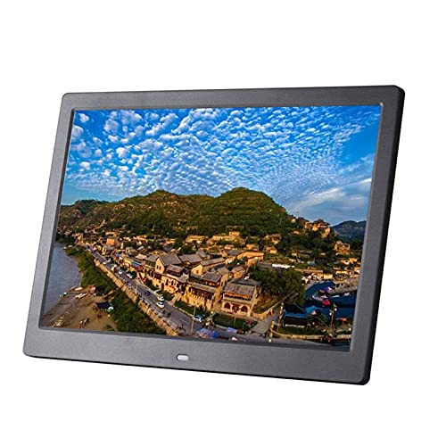Jdxqbld SDHHG785741 13 Inch Human Body Induction Digital Photo Frame Advertising Display Stand Digital Photo Frame Electronic Album Video Player,White thumb #4