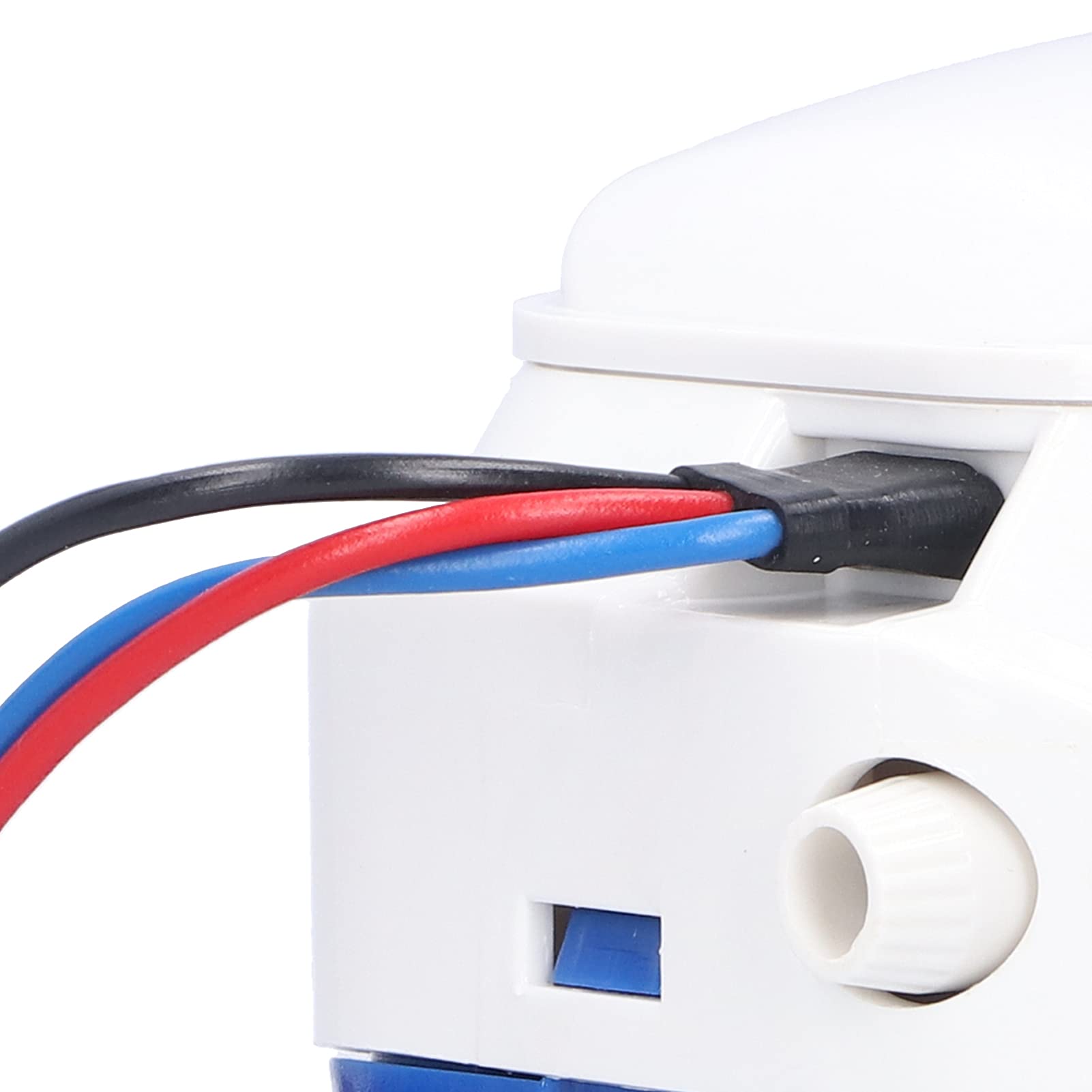 Bilge Submersible Pump, Electric Automatic Water Pump, Made of Sturdy ABS, for Drainage and Ship, Wide Applications in Sewage care, Water Purification, and More (DC24V 600GPH)