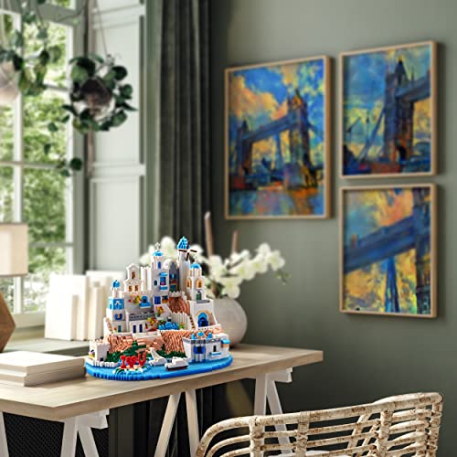 Klmei City Architecture Collection For Adults Aegean Sea Micro Blocks Set, A Great Educational Mini Bricks Building Model Kit Ideas Diy Toy Gift For Kids (5810 Pieces) #TOP6