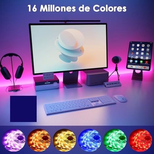 HOVVIDA Tira LED 10m, RGB Luces LED 10m, 150 LED, LED 10m, 30 LED/Metro - Imagen 7
