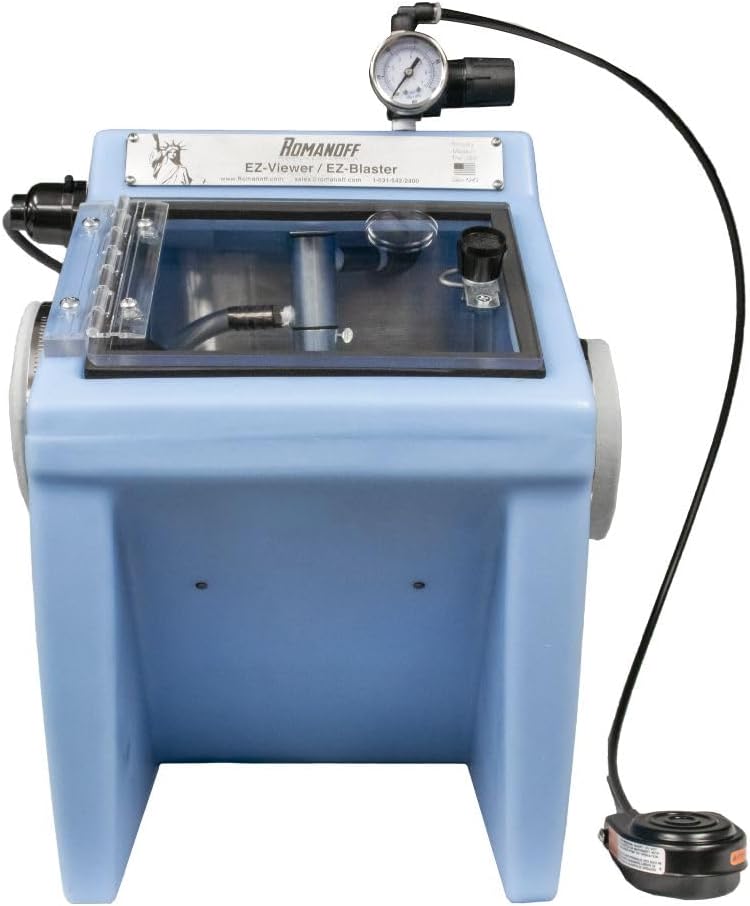 Romanoff E-Z View/E-Z Sand Blaster - 2 Hands, Blue
