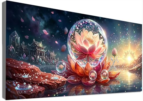 Activité Manuelle Anti-Stress : Kit Complet Broderie Diamant Fleurs
