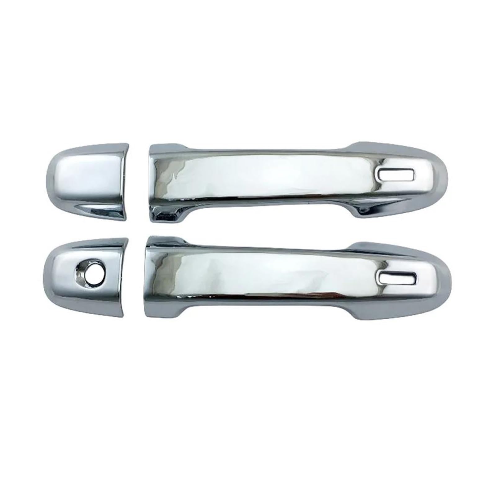 YSDSLS Door Handle Cover Exterior Parts Car Decoration for Toyota for Yaris for Vitz 2012-2019(2 Door Chrome)