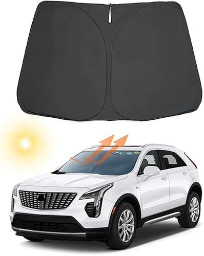 Parasol para parabrisas automático personalizado para Cadillac XT4 2023 2022 2021 2020 2019 plegable para ventana delantera de automóvil, accesorios