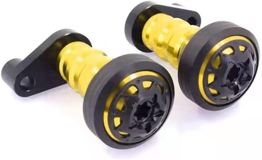 for Hon&da CBR600RR 2003-2006 CBR1000RR 2006 2007 Motorcycle Aluminum Exhaust Crash Guard Frame Slider Engine Falling Protection (Color : Black)