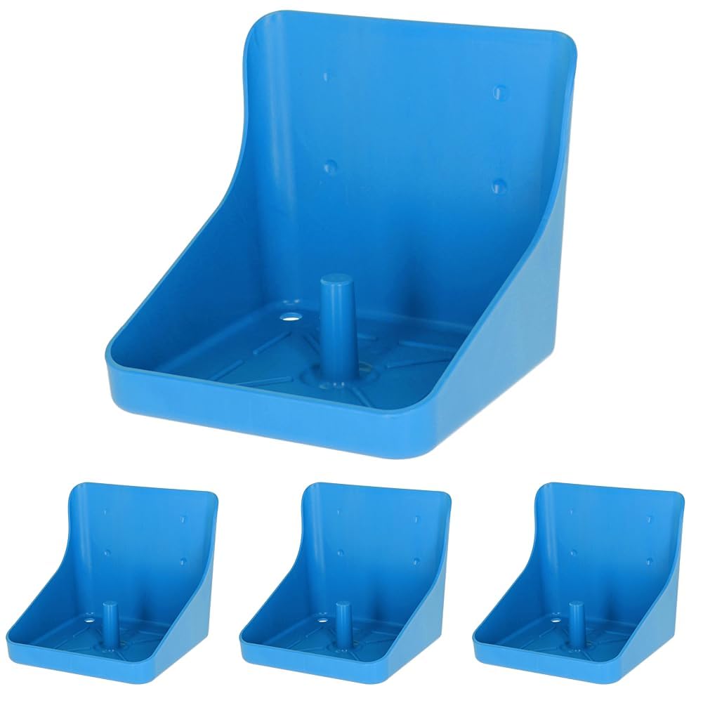 Kerbl Support de Pierre à lécher Bleu Roi (Lot de 4)