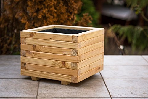 Preisvergleich Produktbild Larisa Blumentopf, Blumenkasten, Pflanzkasten auf Holz ! HIT !! (40x40x30)