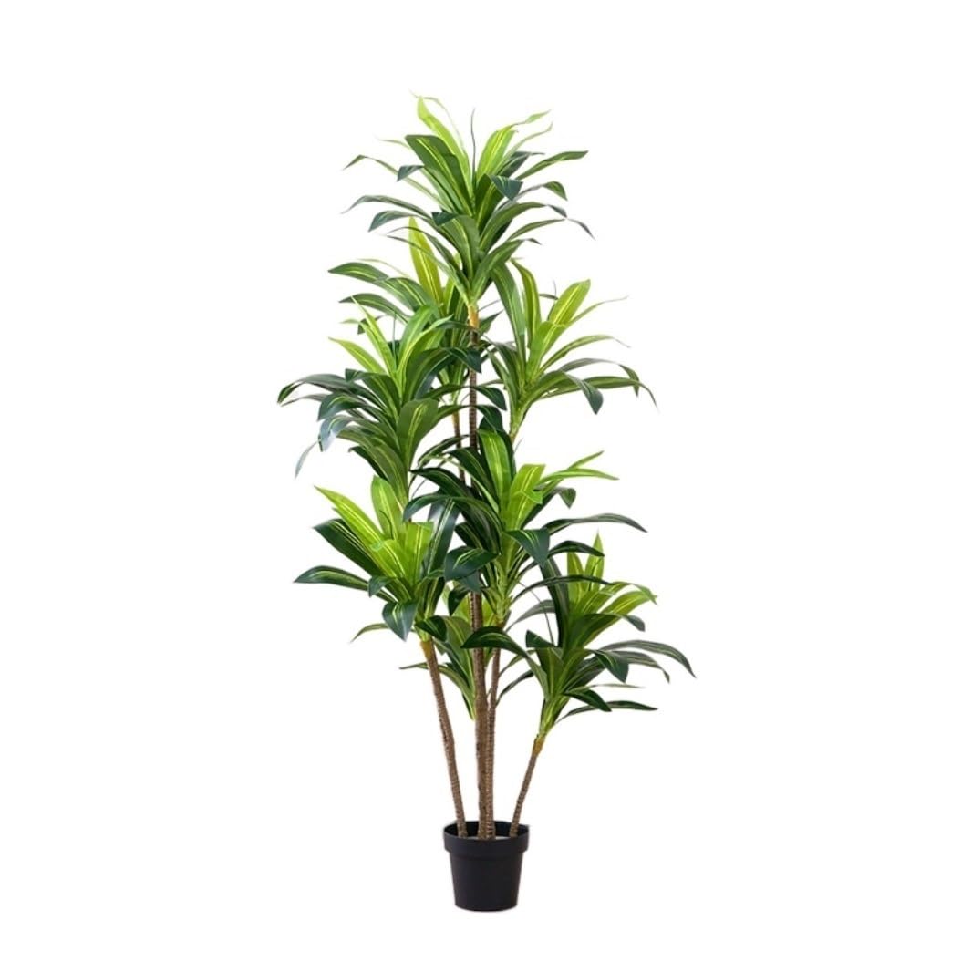 SWENEEN Indoor Artificial Tree Plants Bonsai Fake Tree Fake Potted Ornaments Home Decor Hotel Garden Decoration Fake Plants Artificial Tree,180Cm,180 cm