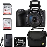 Canon Powershot SX420 Point & Shoot Digital Camera Black + 2 Sandisk Ulrta 32GB Class 10 Memory cards + Premium Camera Case, Classic Bundle