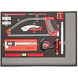 GEDORE red Mess- und Schneidwerkzeuge-Satz im 3/3 Schaumstoffmodul, 30-teilig