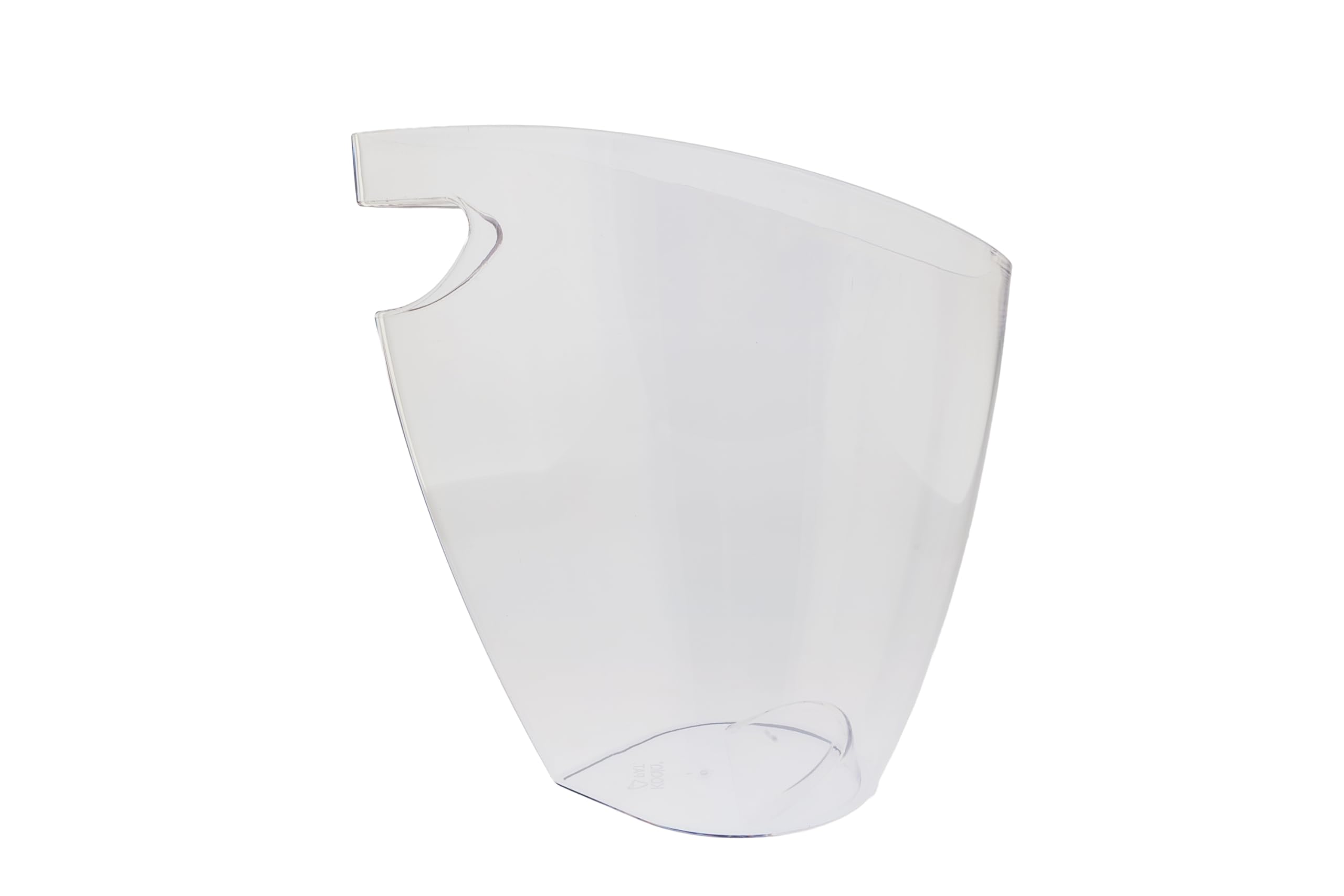 Cubitera para botellas de vino Koala Nature 3,5 L – Champanera acrílica para 2 botellas de vino, cava o champagne – Enfriador rápido, ligero, apilable y reutilizable, con asas, transparente