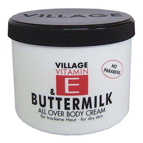 Village Body Cream 500ml met vitamine E Buttermilk Body Cream Body Cream 500ml