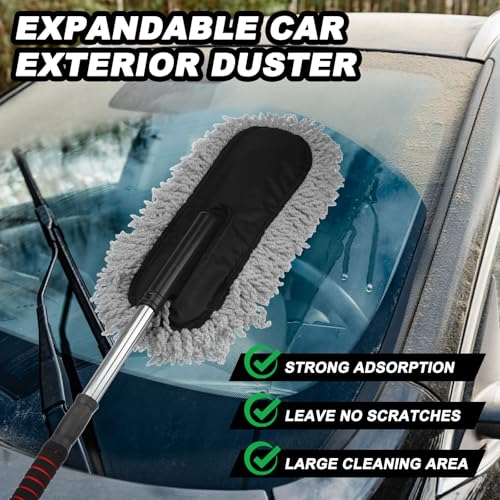 Brosse à poussière pour voiture haute densité et souple pour finitions soignées - 4