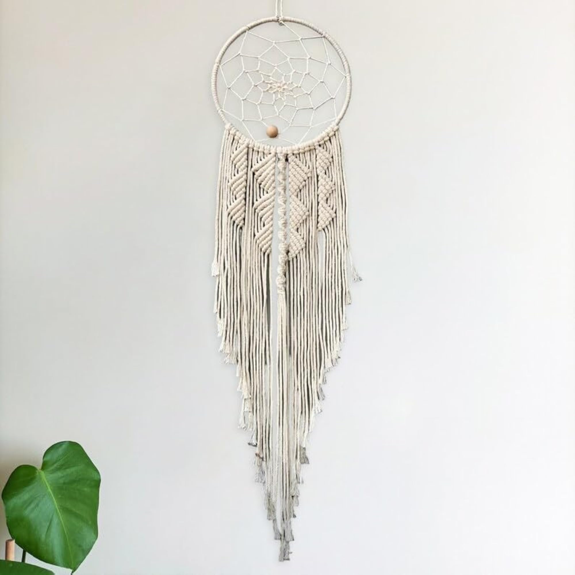 Handcrafted Macrame Dream Catcher for Bohemian Decor