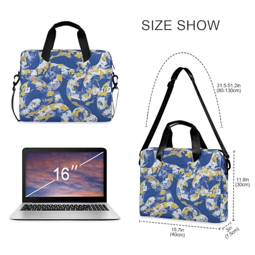 Maletín para Laptop 15.6" Azul con Estampado y Asa miniatura 5
