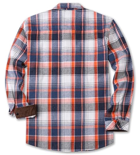 Image of Betusline Boy and Men Button Down Plaid Shirt | Soft,Breathable and Comfortable Fabric