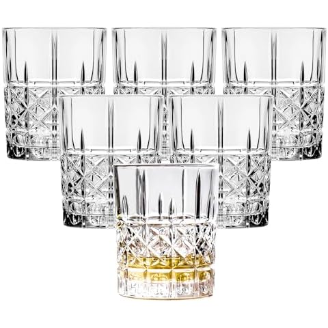 binsakao Premium Whiskey Glasses Set of 6 Cover
