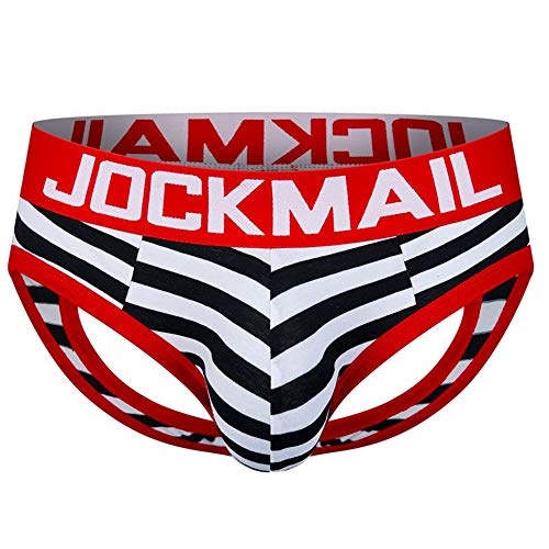 JOCKMAIL Open Back Men Underwear Briefs Men Thong Cueca Gay Underwear Backless Buttocks3