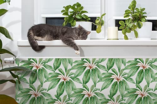 Chauffage inesthétique ? Solution avec l'aimant de radiateur feuilles vertes
