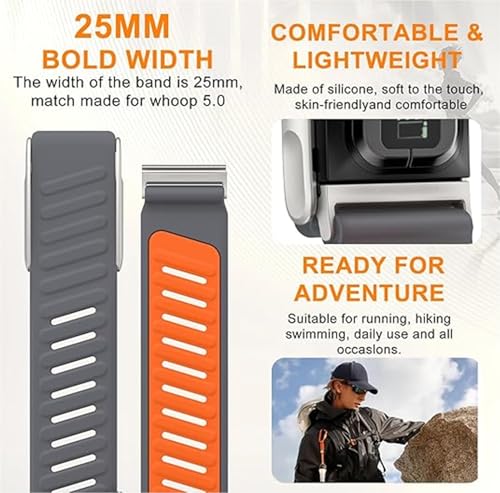 Image of Sport Breathable, Durable Strap Compatible with Whooop 5.0 One & Peak