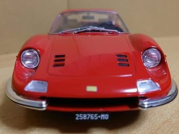 新品未使用！1/18 ANSON製　フェラーリ ディーノ246GT 赤 ANSON 1/18 フェラーリ ディーノ 246GT FERRARI DINO ミニカー