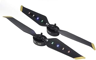 Hélices LED para drone RC, hélices de LED recarregáveis 8743 hélices de lâmina de baixo ruído para DJI Mavic 2 Pro/Zoom (1 par)