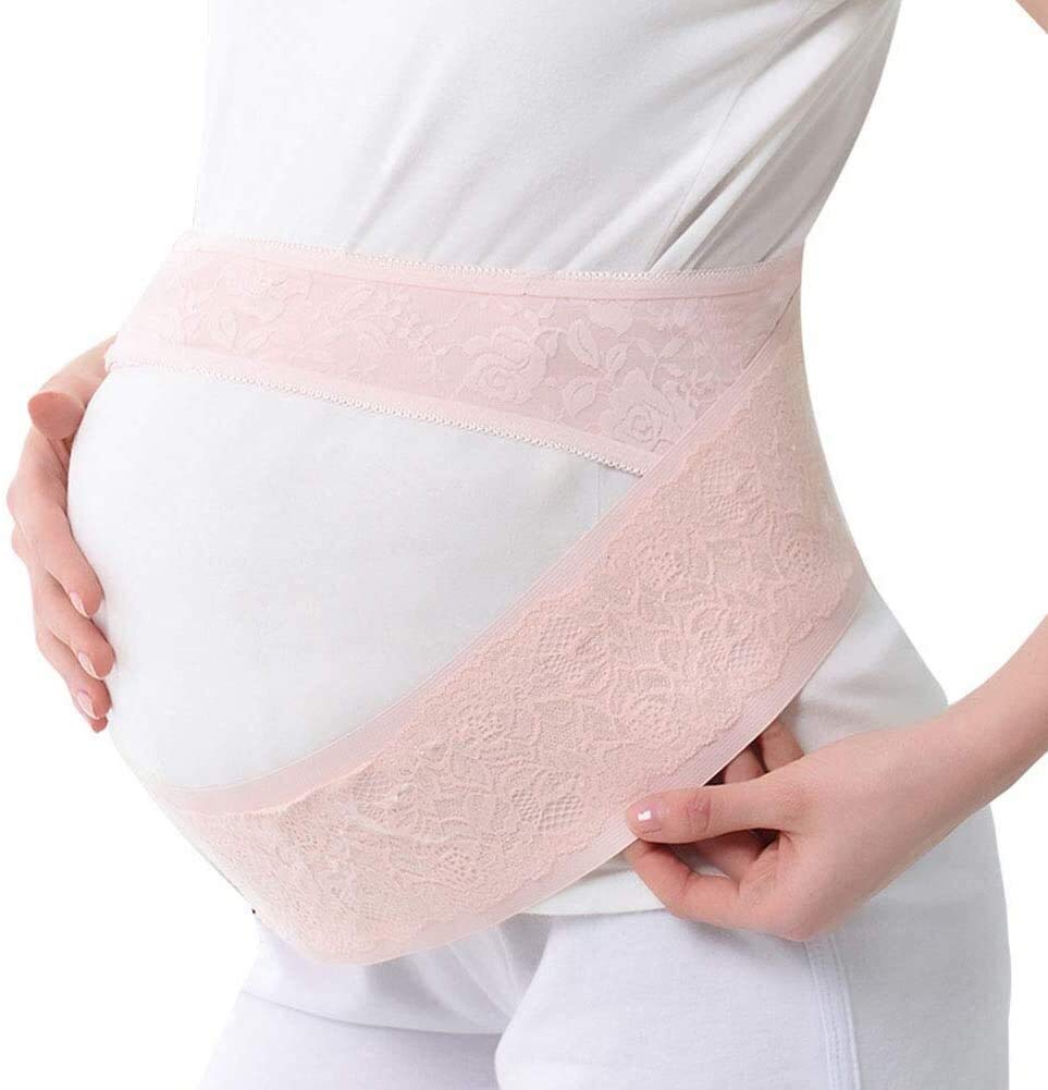 Mutterschafts-Stützgürtel - Schwangerschaftsgürtel-Stützbandage Schwangerschafts-Bauchbinder, Rücken//Bauch-Mutterschaftsgürtel Verstellbarer Herniengürtel (Color : B) (B) (A)