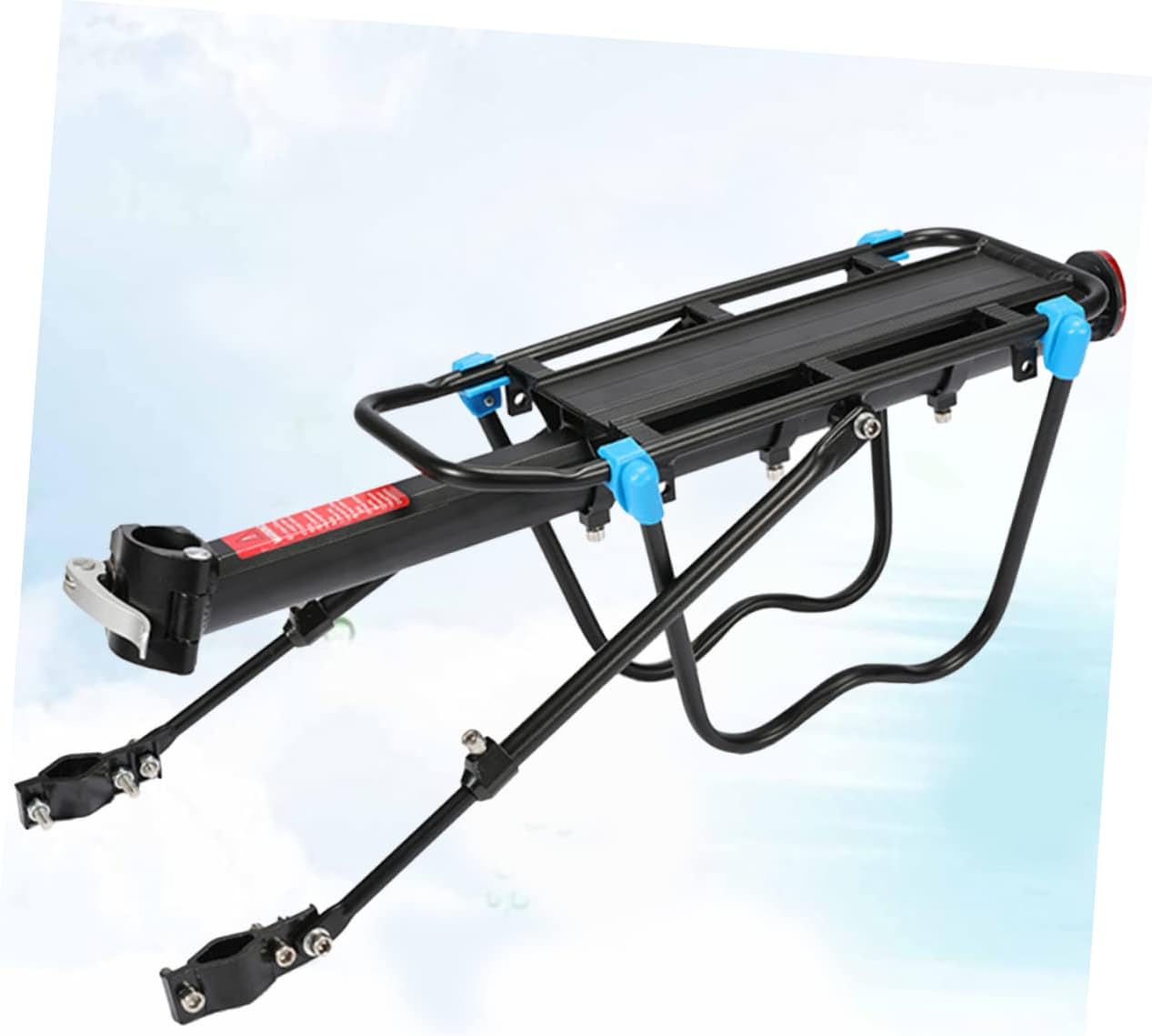 SUPVOX Multi-Function Bike Carrier Rack Rear Stand Easy Install Lightweight for Suitcases Backpacks Baskets Road Mountain Bikes