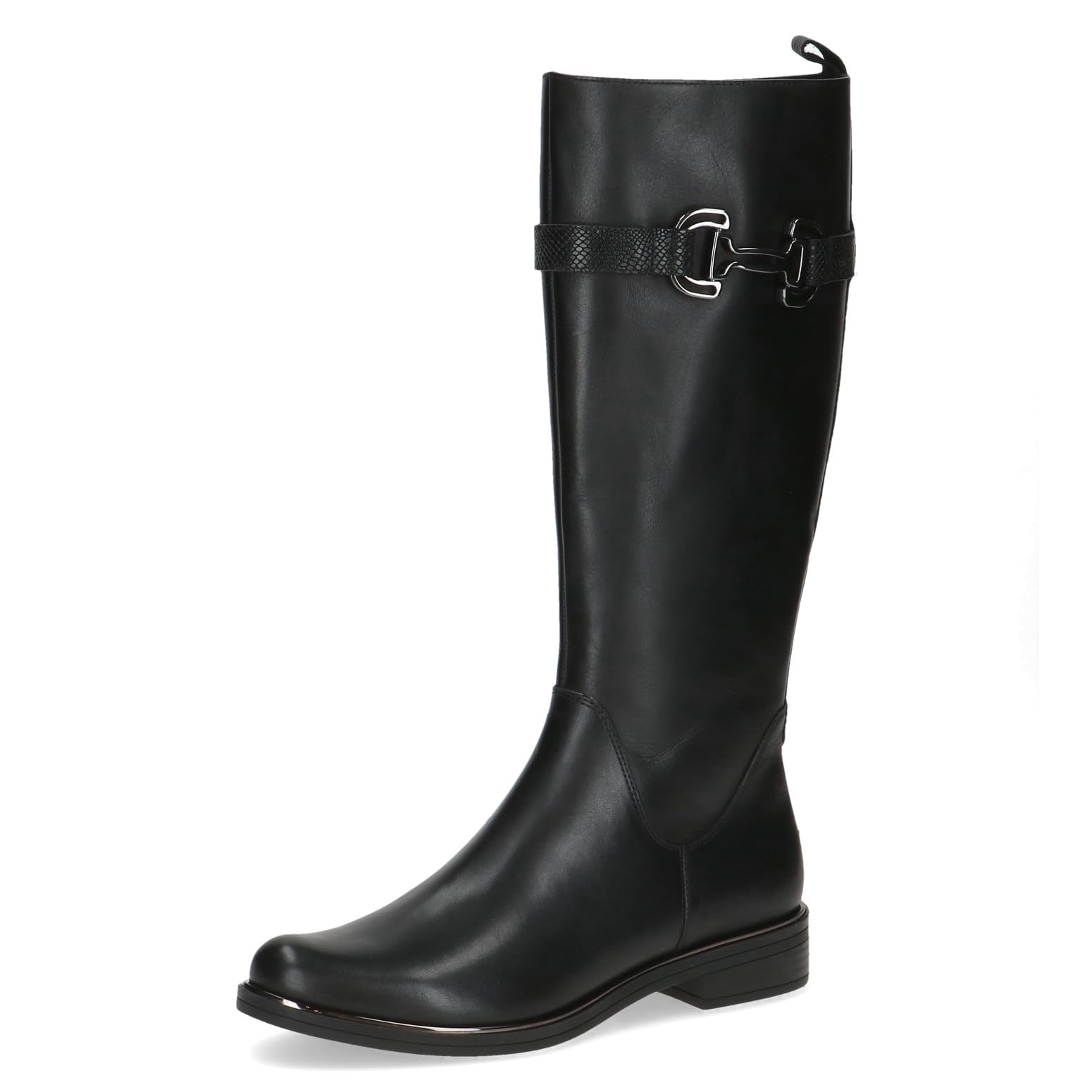 CAPRICE Damen Stiefel aus Leder mit Zierschnalle