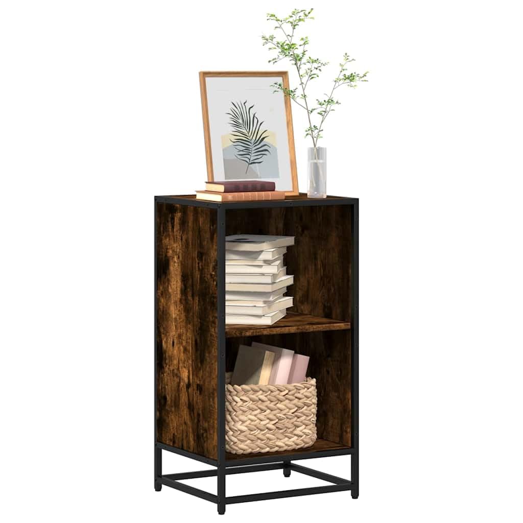 Libreria di incenso 40 x 35 x 76 cm, struttura in metallo, 2 scomparti, stabile, durevole, design moderno per soggiorno, studio