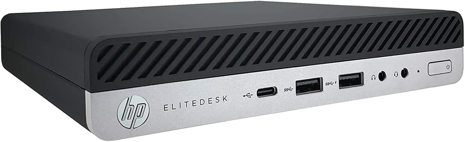 HP ProDesk 400 G5 Mini Desktop, Intel Core i5-9400T, 16 GB di RAM, SSD da 256 GB, WiFi, Bluetooth, senza tastiera e mouse, Windows 11 Pro (ricondizionato)
