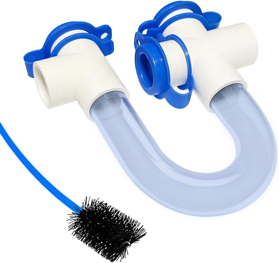 The PVC U Trap and Clear Float Switch SS2 Bundle for Condensate Overflow Detecting of HVAC System