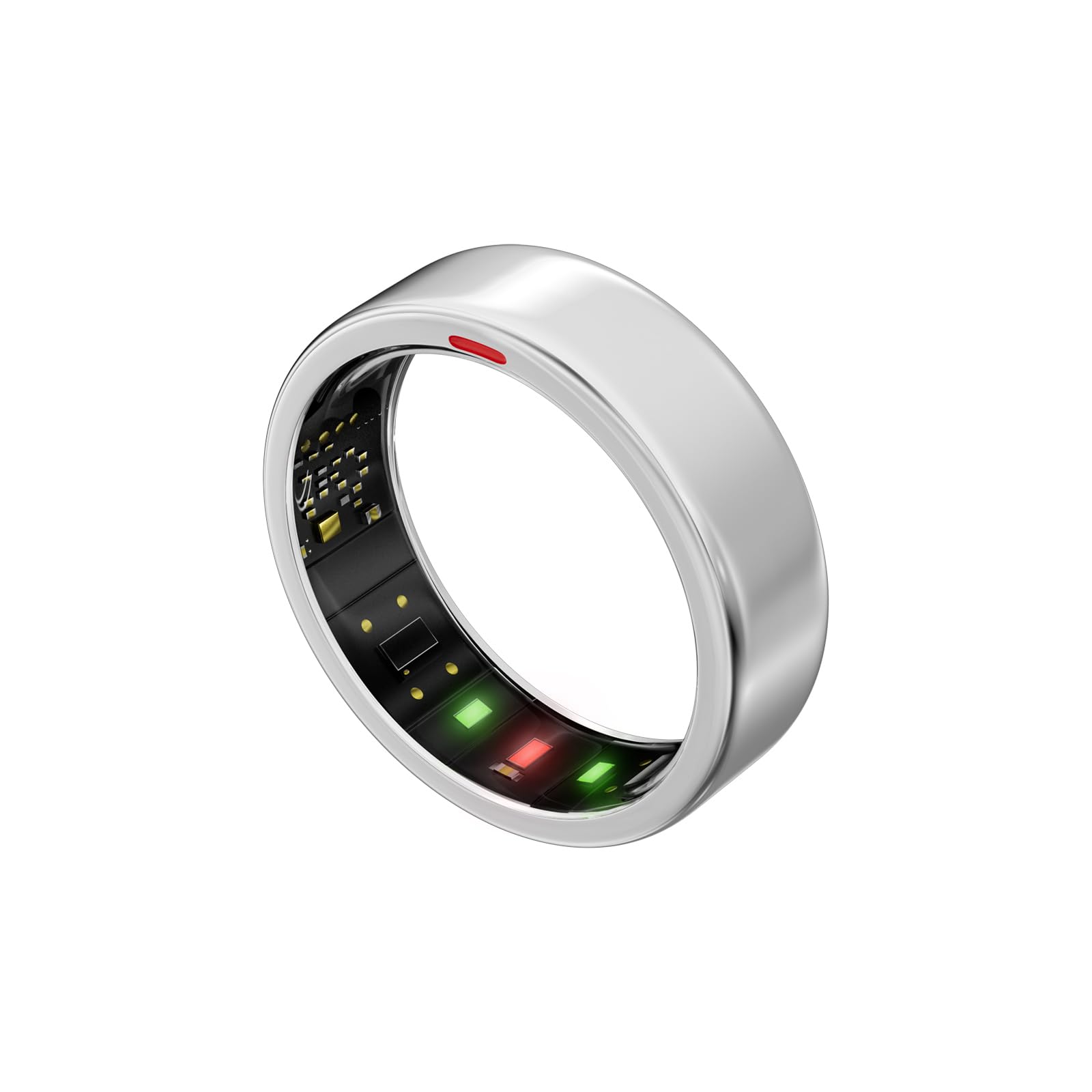 POBOVi Smart Ring for Women Men- Sleep Fitness Stress Heart Rate Tracker- Menstrual Records - 7 Days Battery