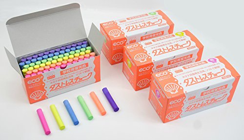 日本理化学 ダストレス蛍光チョーク DCK-72-6C