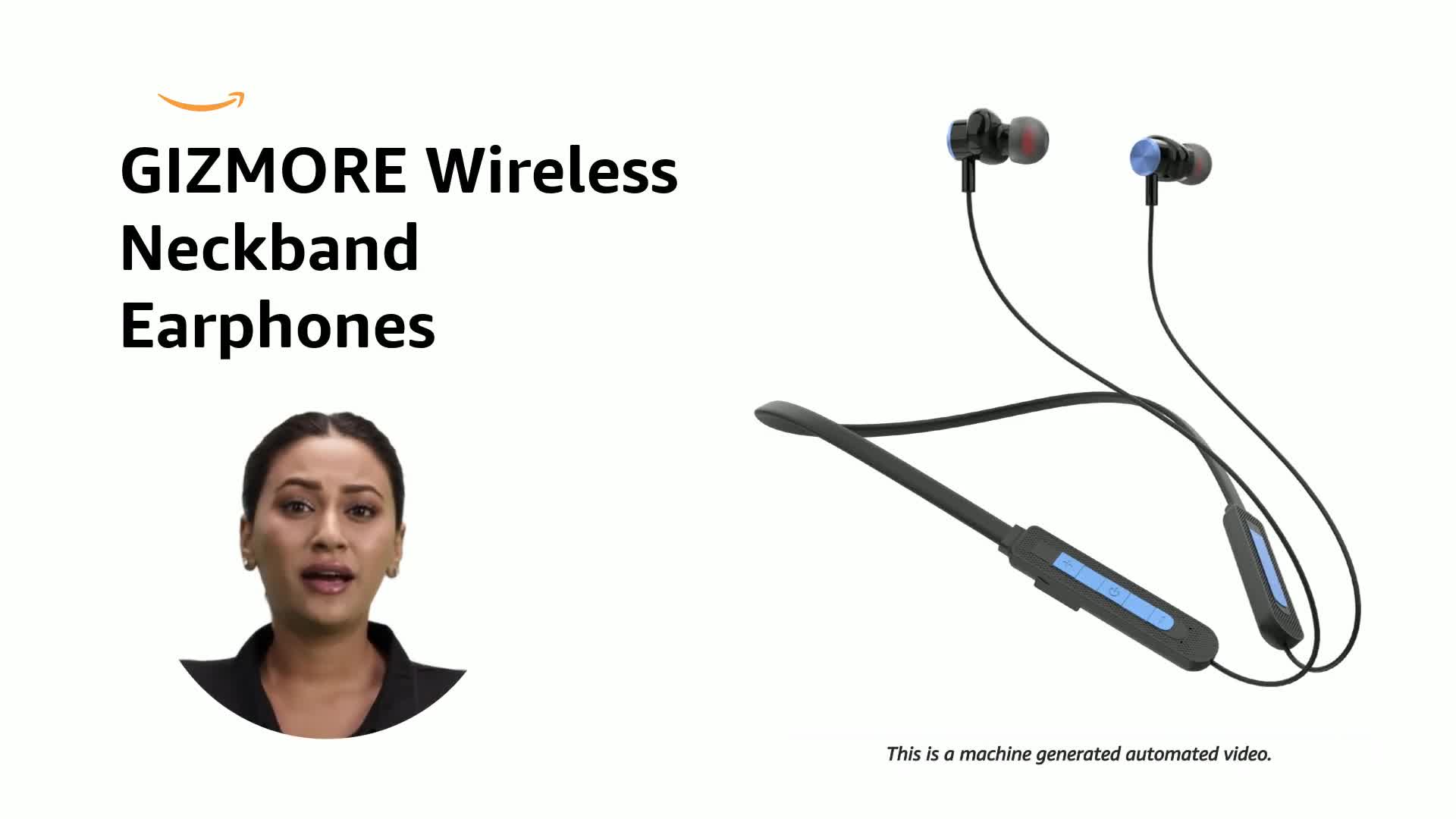 GIZMORE Giz MN218 Melody Bluetooth Wireless 5.0 in Ear Neckband
