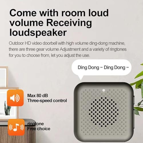Sonnette vidéo wifi à double objectif pour interphone visuel - 8