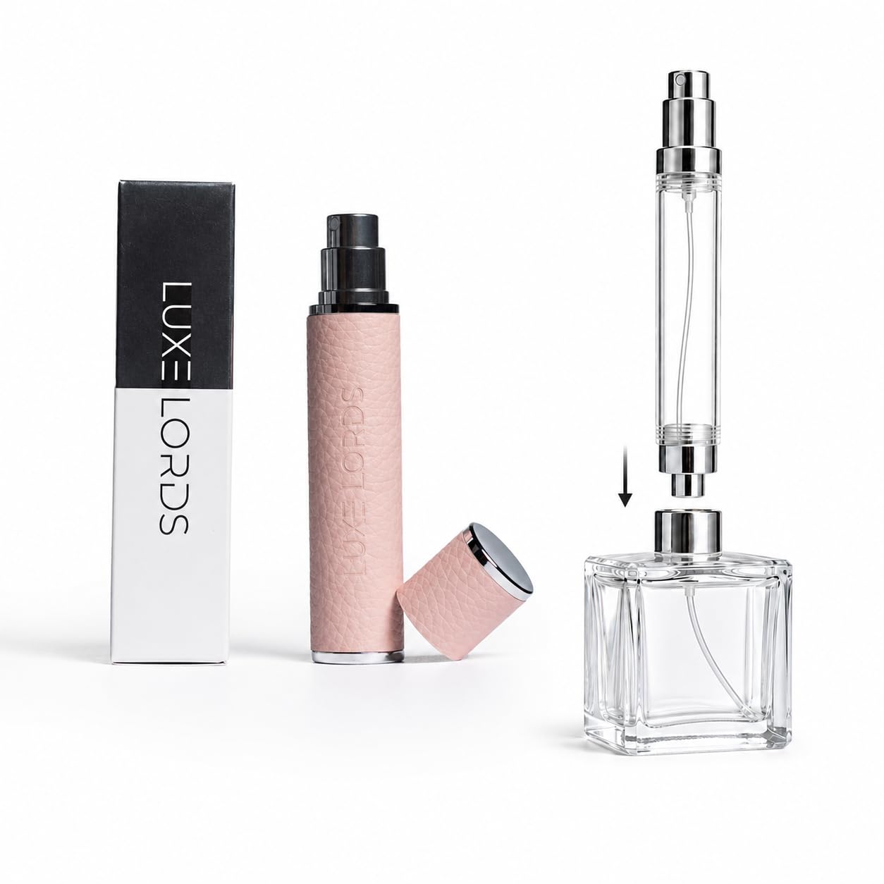 Luxe Lords Pink Travel Atomiser, 10Ml