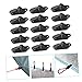DOITOOL 45pcs Outdoor Camping Tent Clips Tent Fasteners for Secure Tarp Canopy Lightweight Easy to Use Clamps for Hiking Fishing and Camping Adventures