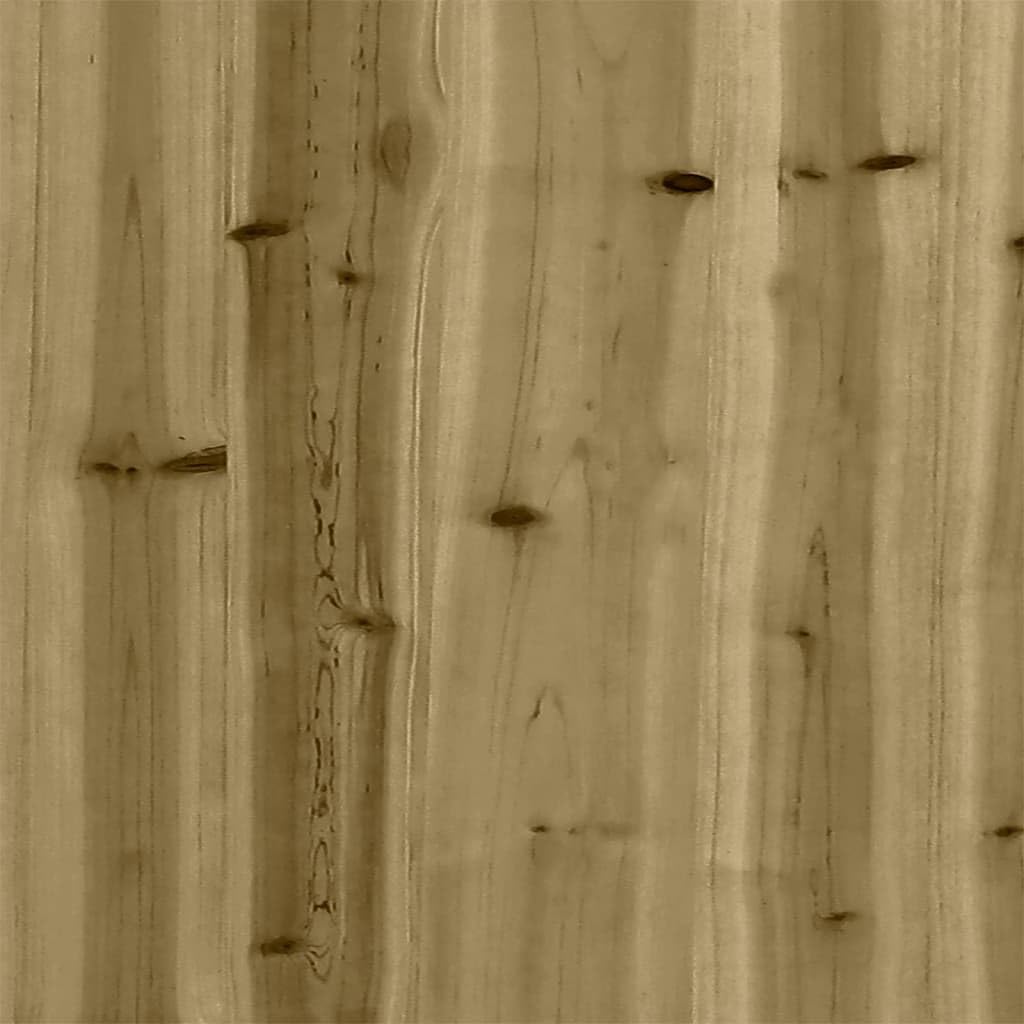 Fioriera in legno di pino impregnato in autoclave, 70 x 40 x 49,5 cm, fioriera in legno per giardino e terrazza