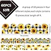 32.8ft Sunflower Bulletin Board Border - Watercolor Die-Cut Trim For Classroom Decor
