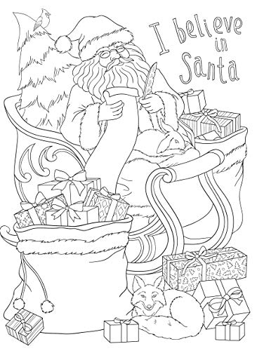 Creative Haven Christmas Inspirations Coloring Book