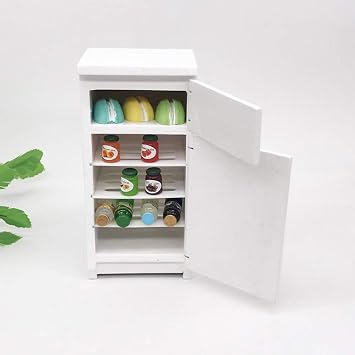 112 White Mini Refrigerator Excellent Furniture Model Kitchen Accessory